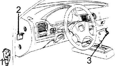 Предохранители Honda Accord 4 (1989-1993)