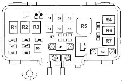Предохранители honda accord 7
