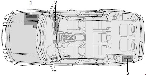 Предохранители Land Rover Discovery 3 (L319 2004–2009)