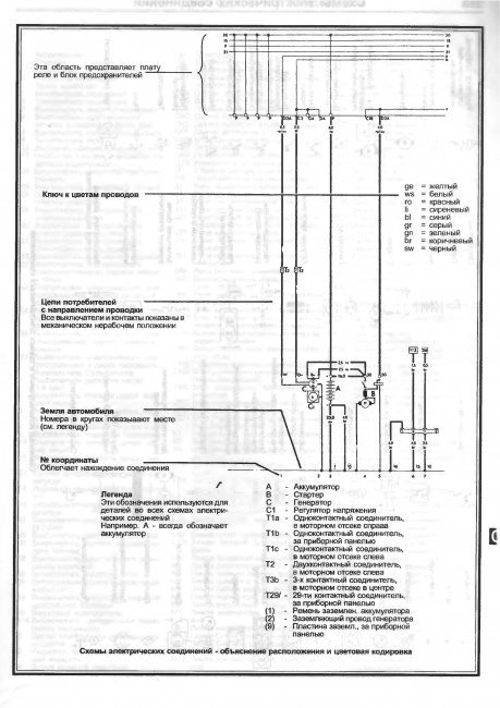 Схемы электрооборудования Audi 80 B3 86-91г