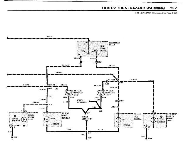 Схемы электрооборудования BMW 5 серии (e28) (528e, 533i, 535i, M5) 1982-1988