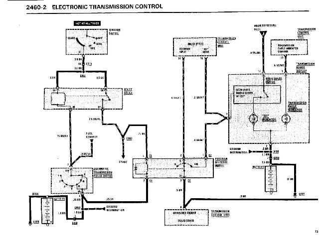 Схемы электрооборудования BMW 7 (E23) 1983-1986