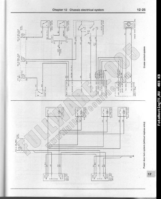 Схемы электрооборудования Chevrolet Cavalier / Pontiac Sunfire 1995-2001