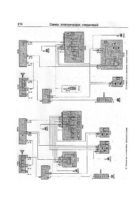 Схемы электрооборудования Citroen Evasion / Jumpy, Peugeot 806 / Expert, Fiat Ulysse / Scudo, Lancia Zeta