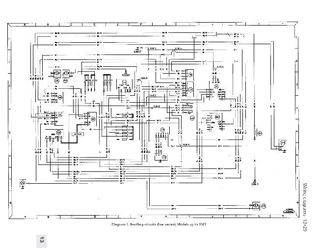 Схемы электрооборудования Ford Sierra до 1987