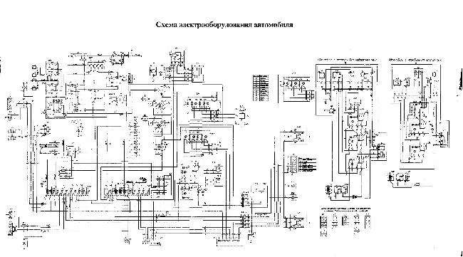 Схемы электрооборудования ГАЗ 33081