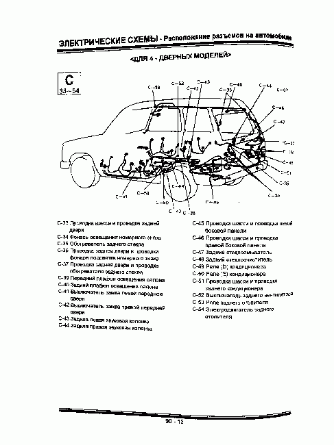 Схемы электрооборудования Hyundai Galloper
