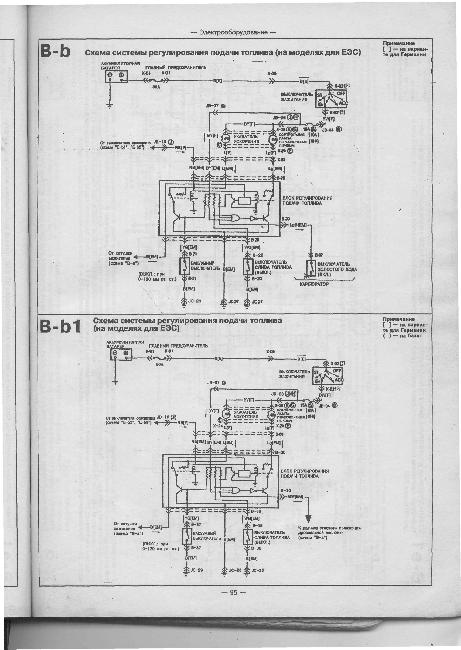 Схемы электрооборудования MAZDA 323 1985-1989