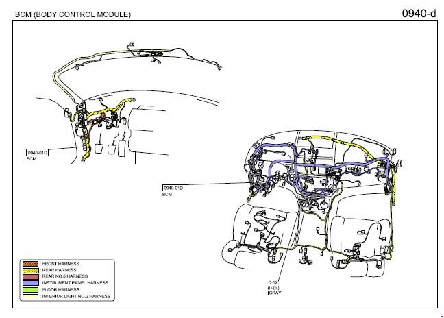 Схемы электрооборудования Mazda 6