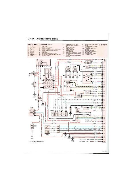 Схемы электрооборудования Mercedes Benz - C180, C200, C220, C230, C250 с 1993 по 2000 г