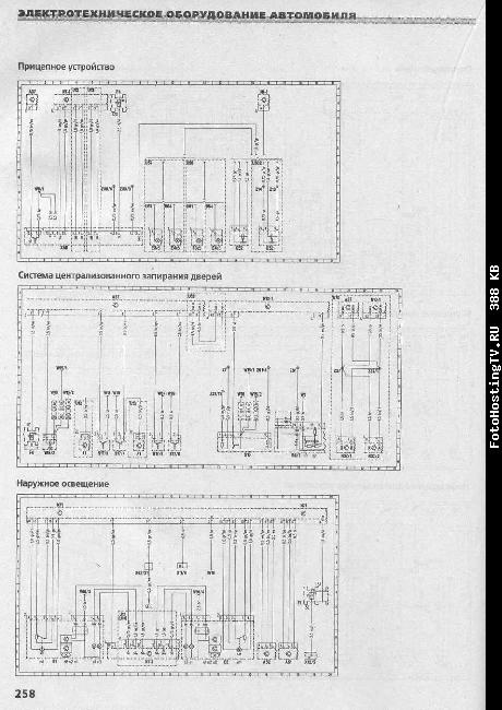 Схемы электрооборудования MERCEDES-BENZ E Класс (W 210) 1995-2002