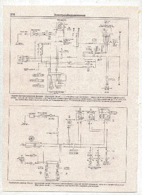 Схемы электрооборудования MITSUBISHI L300 / DELICA 2.5 (D56 и 4D56Т) 1986-1998