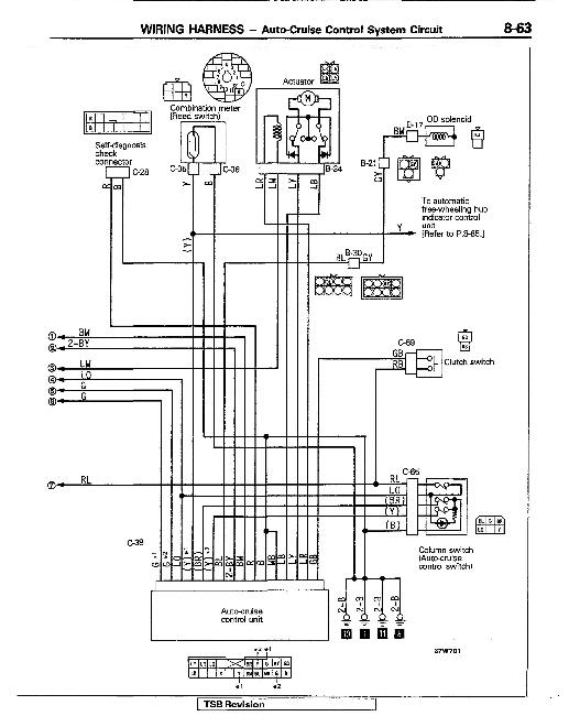 Схемы электрооборудования Mitsubishi Pajero 1991-2000
