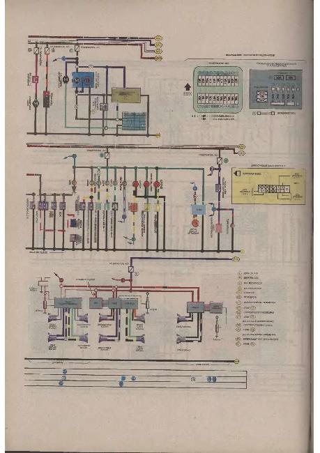 Схемы электрооборудования NISSAN PRAIRIE 1988-1996 (СА20S, CA20E, KA24E)