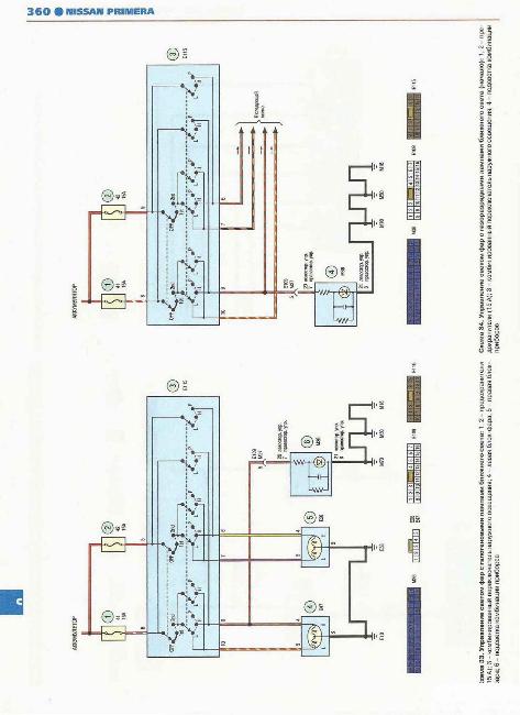 Схемы электрооборудования Nissan Primera P12 (выпуск с 2002 по 2007 гг.)