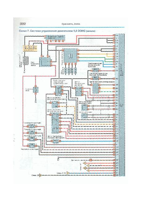 Схемы электрооборудования OPEL ZAFIRA A / ASTRA G 1998-2006