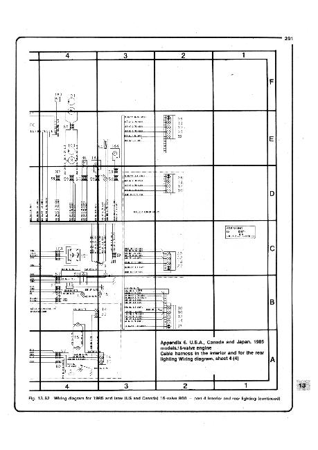 Схемы электрооборудования SAAB 90, 99, 900 (1979-1993)