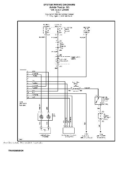 Схемы электрооборудования Suzuki Baleno / Esteen 1996