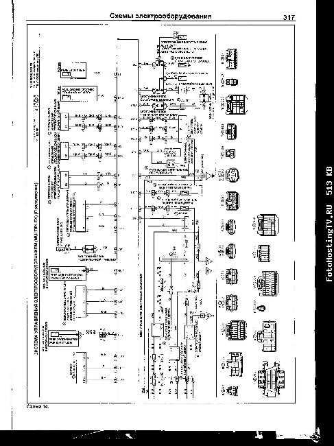 Схемы электрооборудования TOYOTA HARRIER 1997-2003