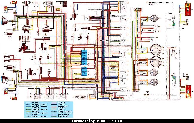 Схемы электрооборудования ВАЗ 2121