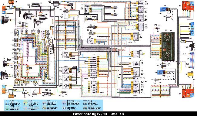 Схемы электрооборудования ВАЗ 21214