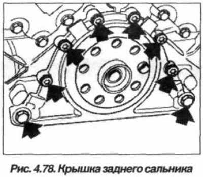 BMW X5 E53 Замена сальников коленчатого вала, фото 4