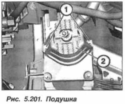 BMW X5 E53 Замена подушек крепления двигателя, фото 1