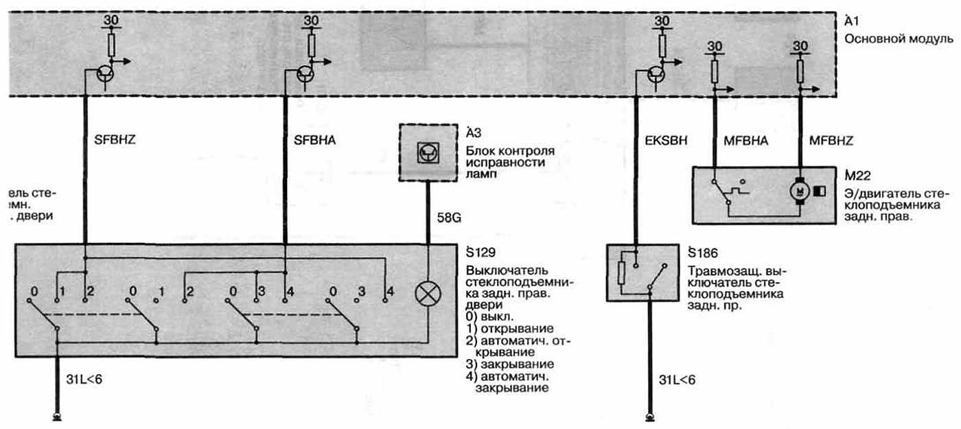 Bmw e53 aux схема