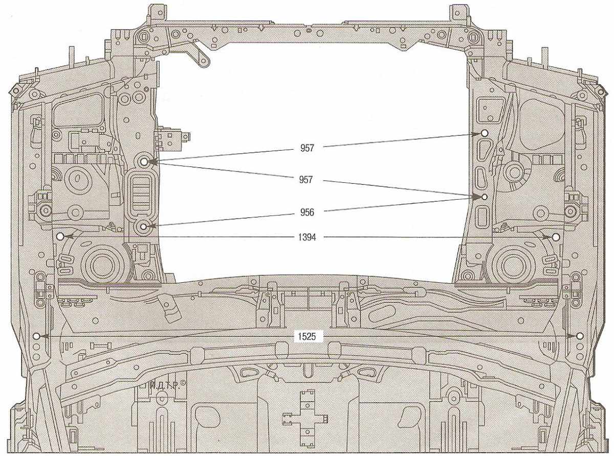 Чертеж chevrolet cruze