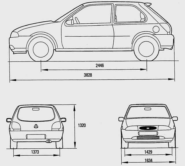 Какого размера автомобиль