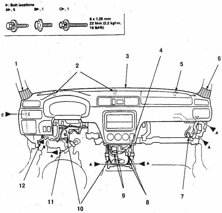 Honda cr v схема запчастей