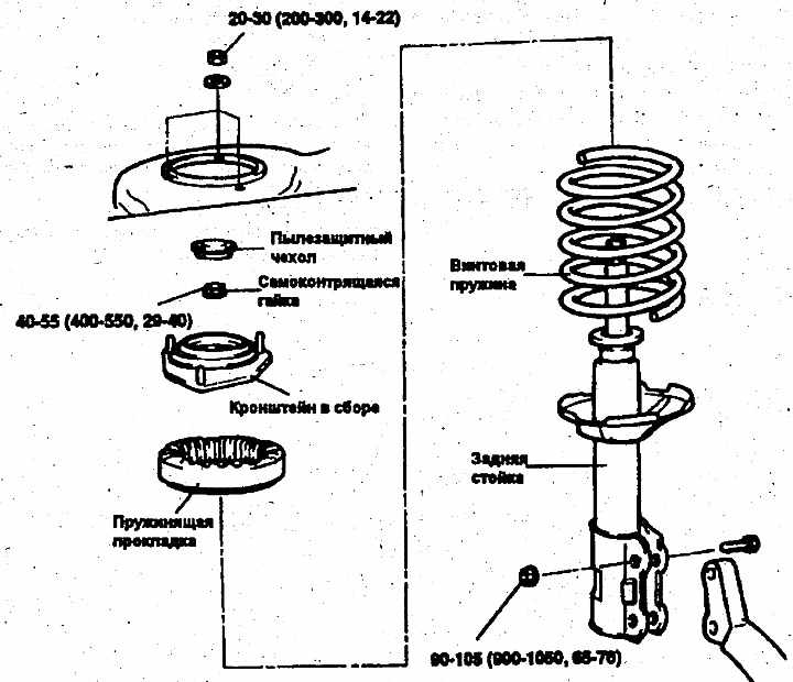 Схема подвеска хендай акцент тагаз схема