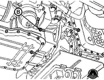 Hyundai Tucson 2 Автоматическая коробка передач в сборе снятие и установка, фото 24