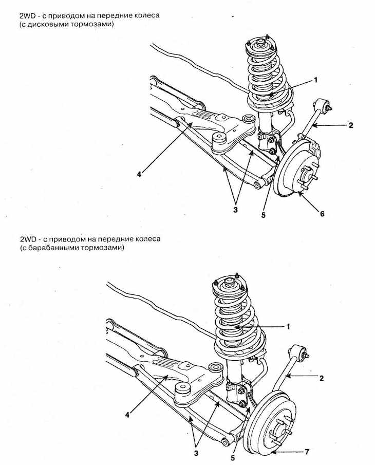 Акцент хендай передняя подвеска тагаз схема