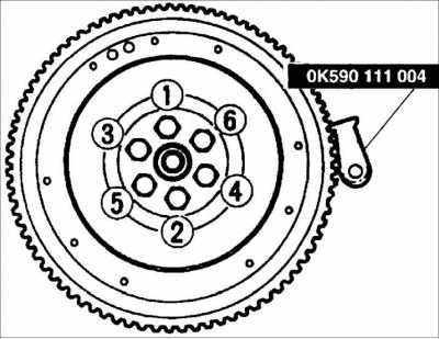 Маховик момент. Момент затяжки маховика ВАЗ 2106. Момент затяжки болтов маховика ВАЗ 2106. Момент затяжки маховика д4сб. Kia Picanto 2007 затяжка болтов маховика.