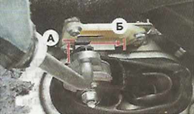 Lada Granta ВАЗ-2190 Привод механизма переключения передач снятие ремонт и установка, фото 17
