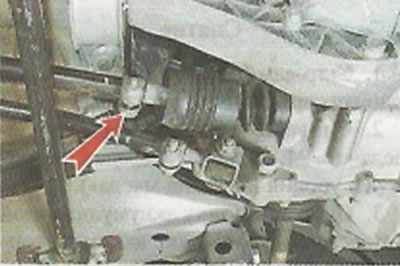Lada Granta ВАЗ-2190 Привод механизма переключения передач снятие ремонт и установка, фото 18