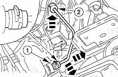 Mazda 121 Снятие и установка механической коробки передач, фото 6