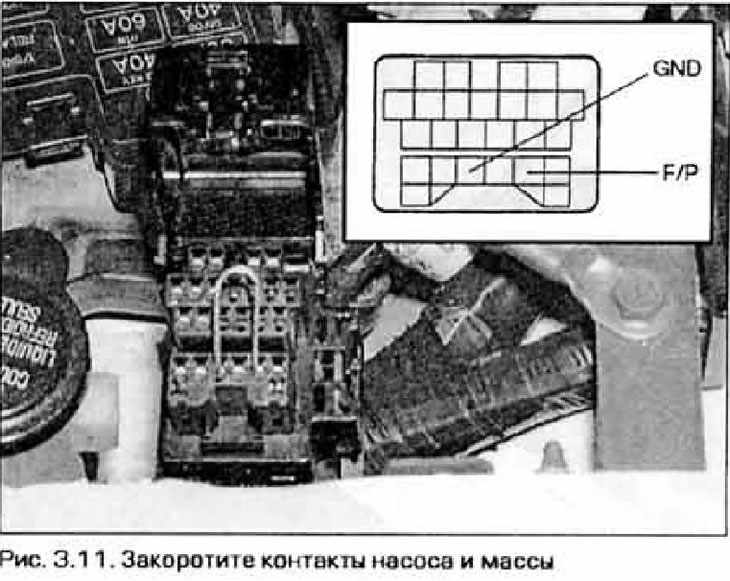 Мазда 626 проверка бензонасоса