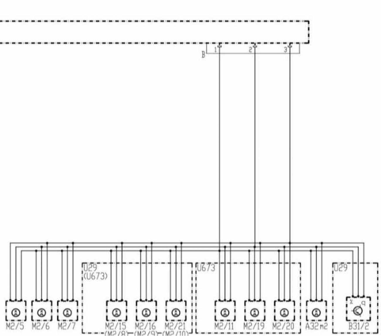 Схема электропроводки w203