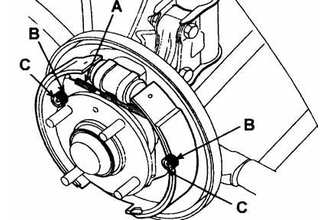 Замена тормозных колодок задних барабанных тормозов — снятие и установка Kia Cerato