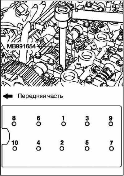 Момент затяжки гбц 4g13 mitsubishi