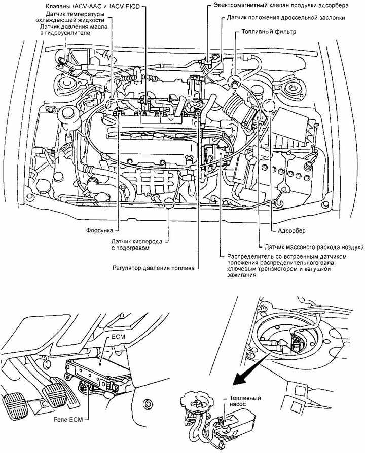 Топливная система ниссан альмера g15 схема