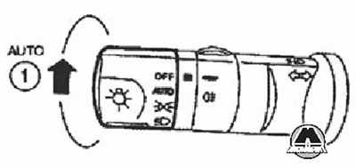 Как выключить дальний свет на ниссан