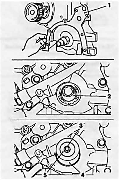 Opel Astra H Снятие и установка масляного насоса, фото 9