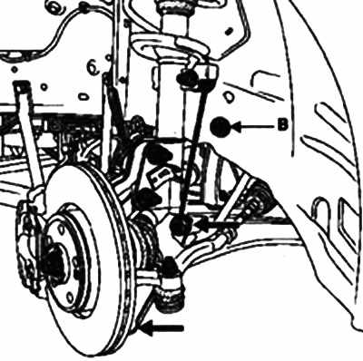 Передняя подвеска рено лагуна 1 схема