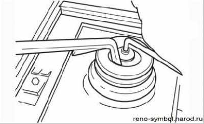Рено симбол замена передних стоек амортизаторов