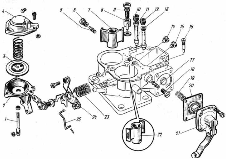 Карбюратор к135му устройство схема