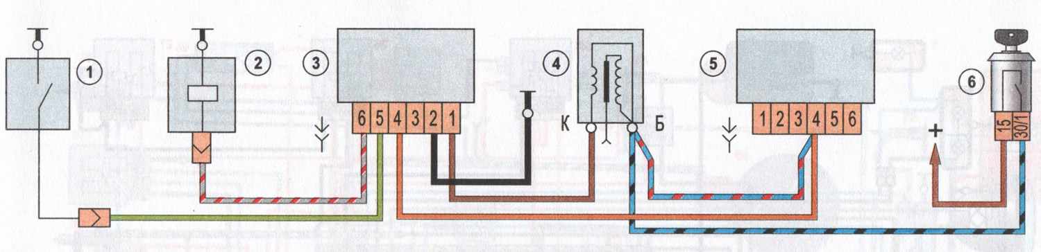 Схема реле стартера ваз 2106 подключения