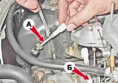 устройство карбюратора ваз 2106 с описанием цветная схема